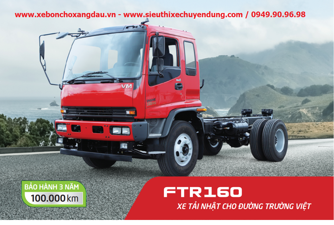 ISUZU FTR160 12m3 CHỞ XĂNG DẦU