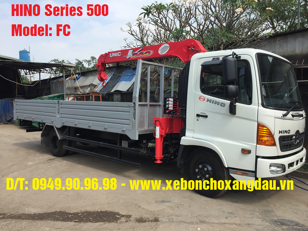 XE CẨU HINO FC 6 TẤN UNIC 340 4 KHÚC