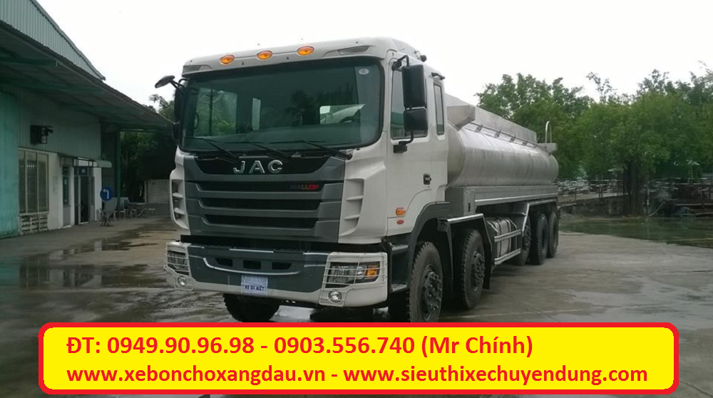 XE BỒN JAC 22 m3 CHỞ DẦU THỰC VẬT (2018)