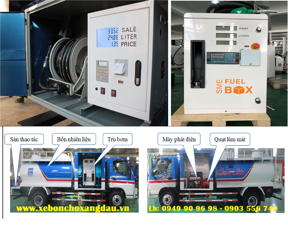Bơm cấp lẽ xăng dầu lưu động TATSUNO Nhật Bản