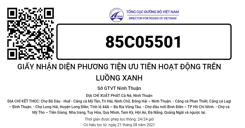 Hướng dẫn cách tạo mã QR code luồng xanh xe tải