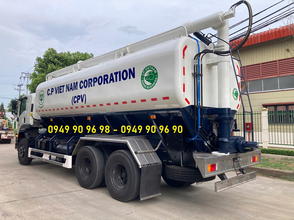Xe Bồn Chở Cám Thức Ăn Chăn Nuôi | Cấu Tạo, Nguyên Lý, Báo Giá Mới Nhất 2026