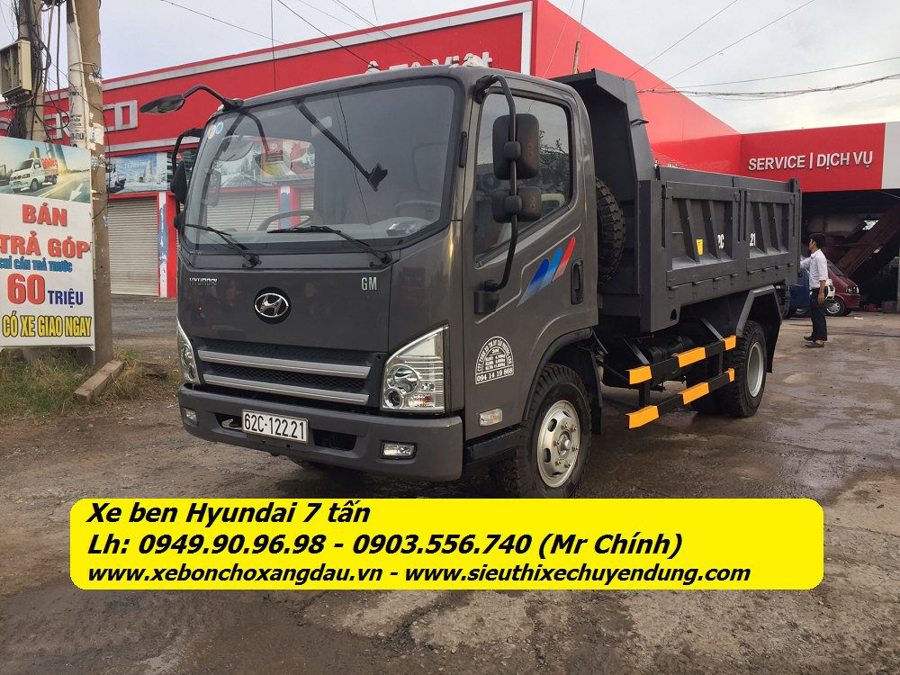 XE BEN MÁY HYUNDAI 7 TẤN