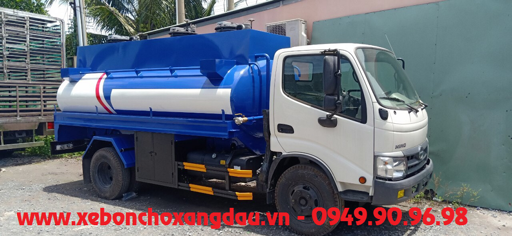 Xe bồn Hino 6 khối có sẵn giao ngay trước Tết  2019 (ÂL)