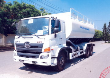 Gía xe bồn Hino FL chở cám thức ăn chăn nuôi 24 khối, 25 khối, 26 khối, 27 khối, 28 khối đời 2022