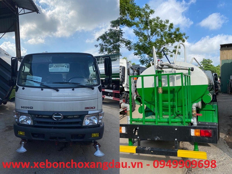 Ưu đãi đặc biệt khi mua xe bồn phun nước Hino từ 5 khối đến 14 khối