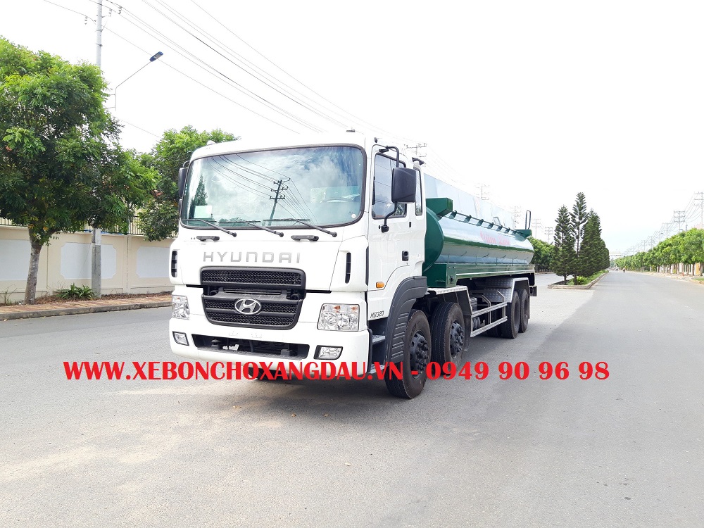 Ra mắt xe bồn HYUNDAI HD320 22 khối chở xăng dầu đầu năm 2021 