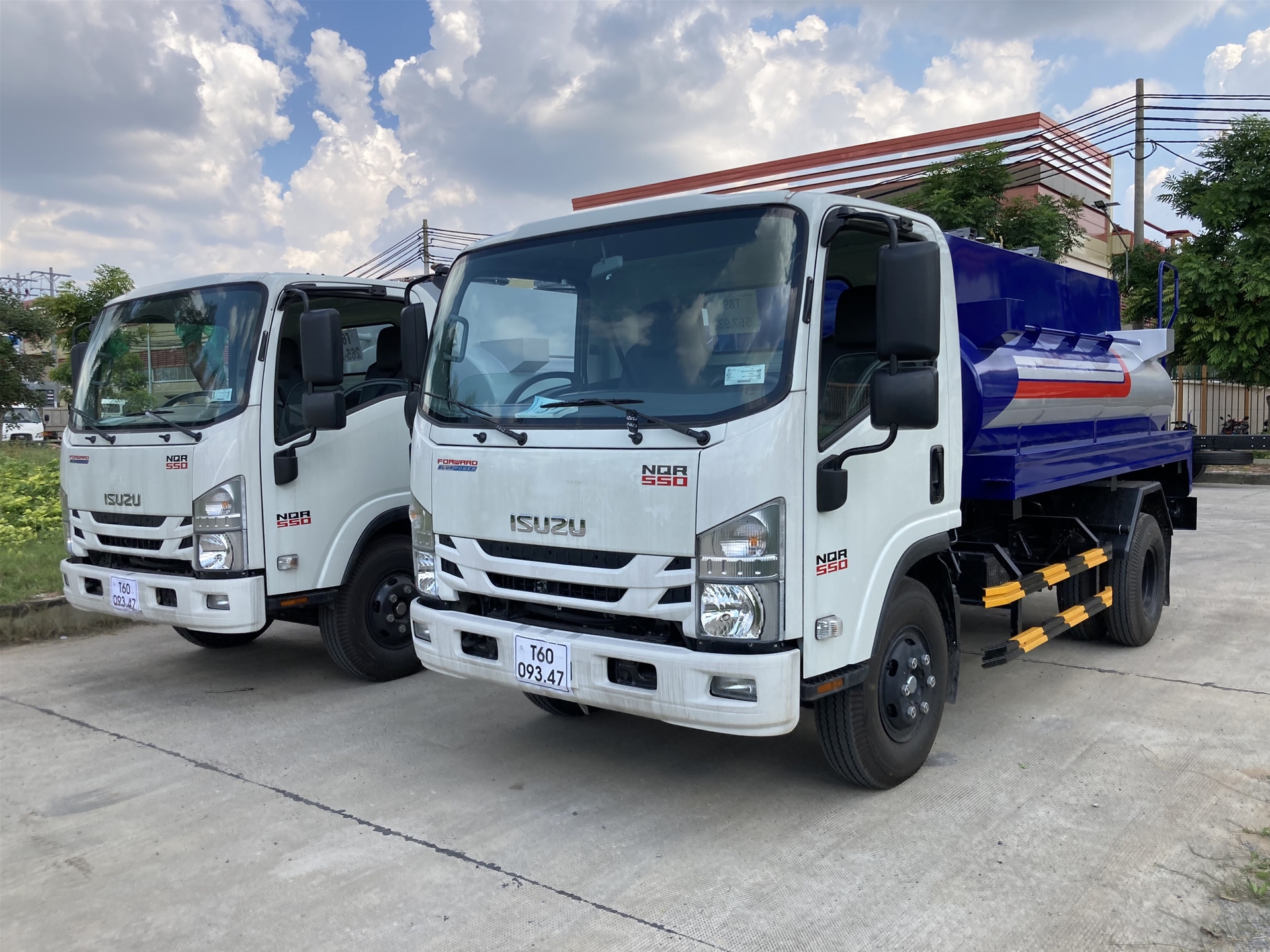 Giá xe bồn isuzu 6 khối, ông vua mới xe bồn 6 khối chạy đường cấm 8T