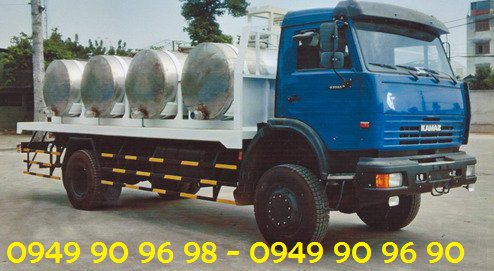 Xe bồn chở mủ cao su 8 khối KAMAZ 43265