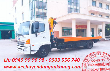 Xe cứu hộ 3 chức năng Hino FC9JJTC 5T (cẩu Hiva 3T)