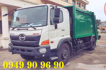 Xe ép rác 14 khối Hino FG8JJ7A-B thùng máng xúc