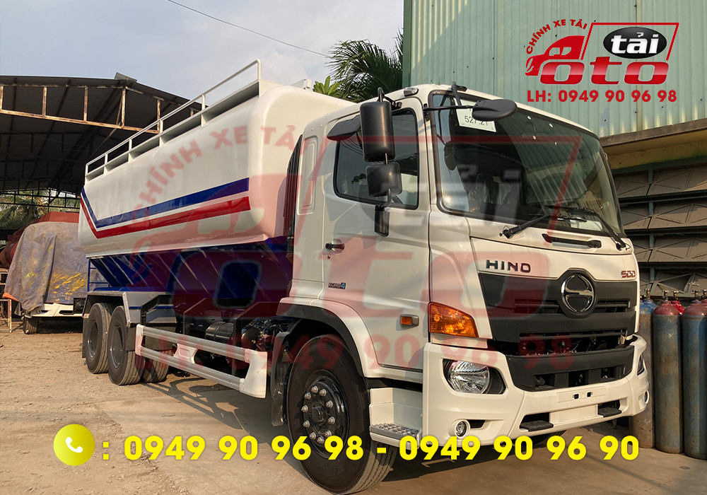 Xe bồn Hino FL 18.234 tấn chở cám 26 khối Euro 4 đời 2022