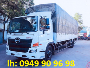 Xe HINO FG8JT7A-H 8 tấn chở xe máy 2 tầng