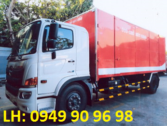 Xe Hino FG8JP7A-E 9 tấn chở bia chai