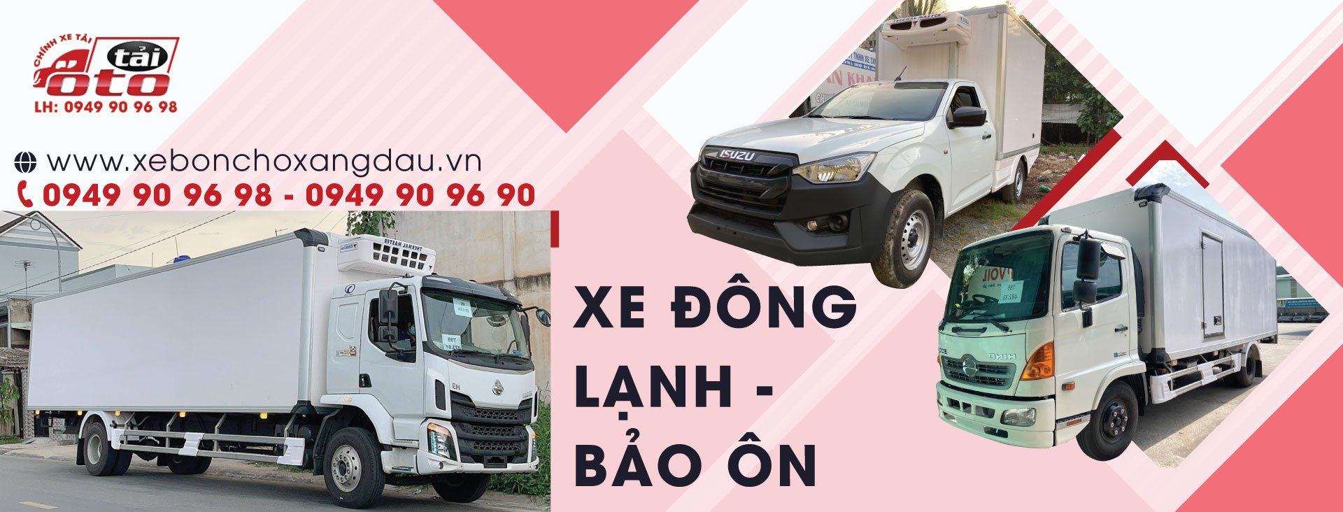 xe tải đông lạnh, xe đông lạnh, xe tải thùng composite, xe bảo ôn, xe tải bảo ôn